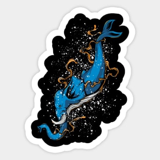 Fusion of Elephants and Whales Sticker